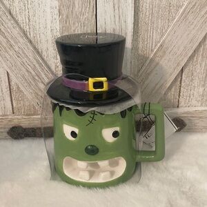 Cobwebs and Cauldrons Frankenstein Mug with Topper